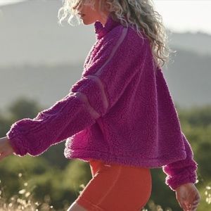 Free People Movement Nantucket Fleece Teddy Pullover